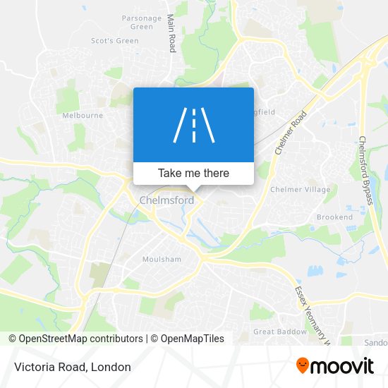 Victoria Road map