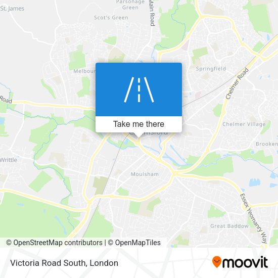 Victoria Road South map