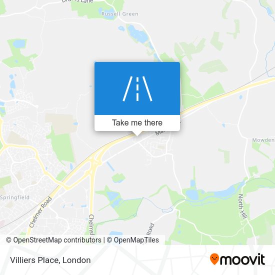 Villiers Place map