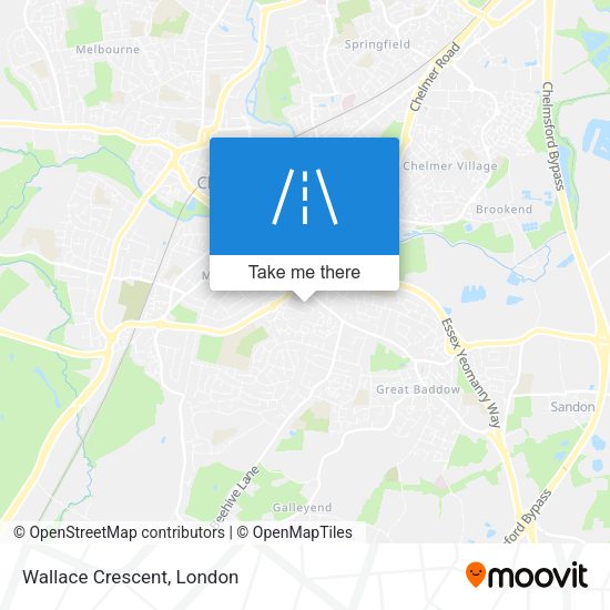 Wallace Crescent map