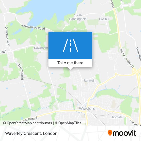 Waverley Crescent map
