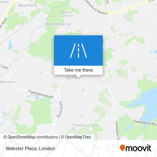 Webster Place map