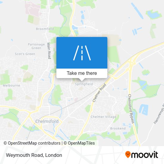 Weymouth Road map