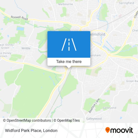 Widford Park Place map