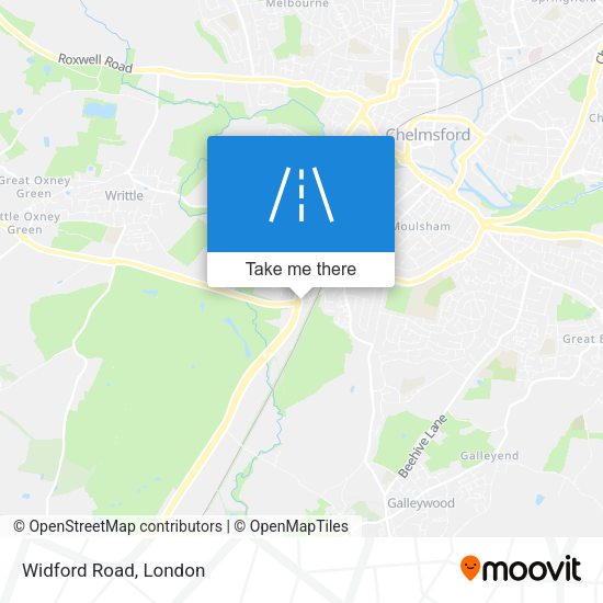 Widford Road map