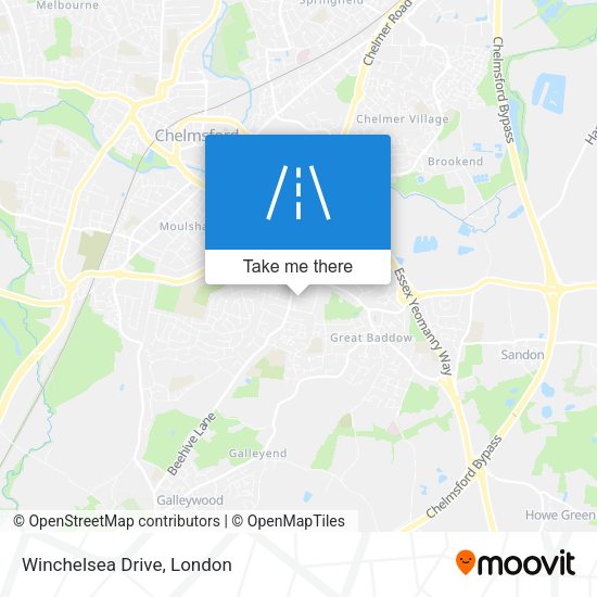 Winchelsea Drive map