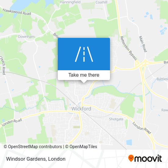 Windsor Gardens map