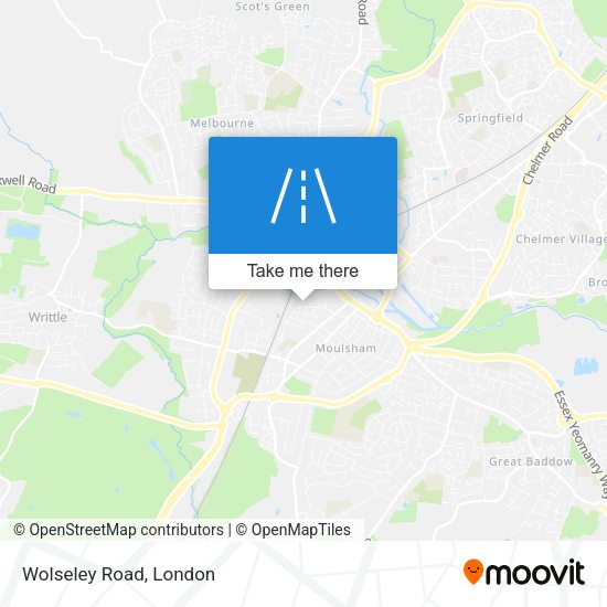 Wolseley Road map