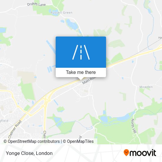 Yonge Close map