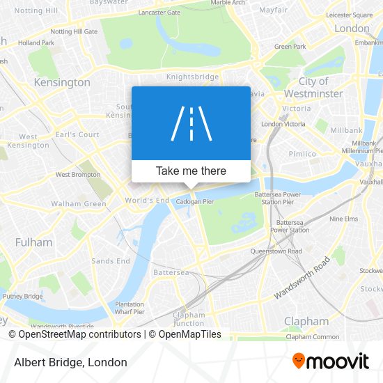 Albert Bridge map