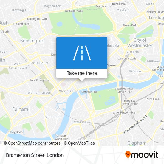 Bramerton Street map