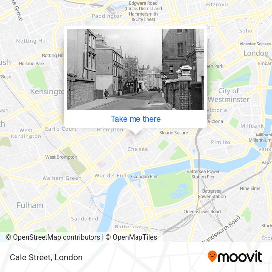 Cale Street map