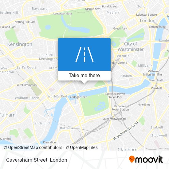 Caversham Street map