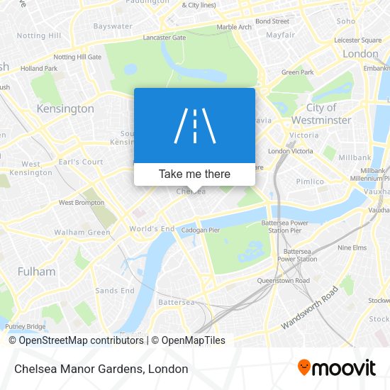 Chelsea Manor Gardens map