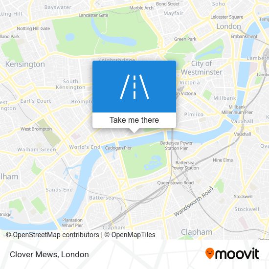 Clover Mews map