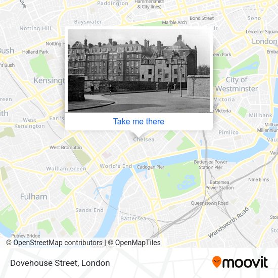 Dovehouse Street map