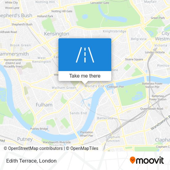 Edith Terrace map