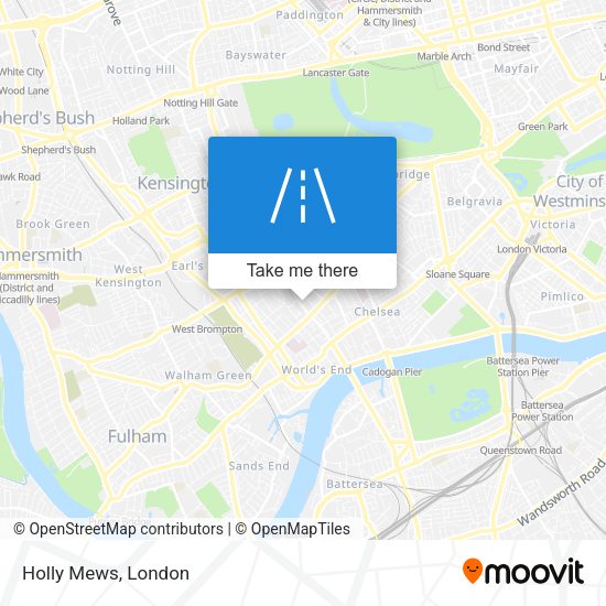 Holly Mews map