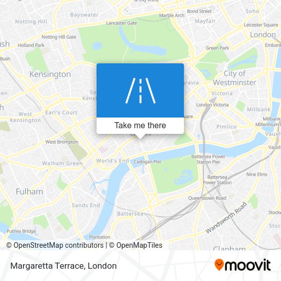 Margaretta Terrace map