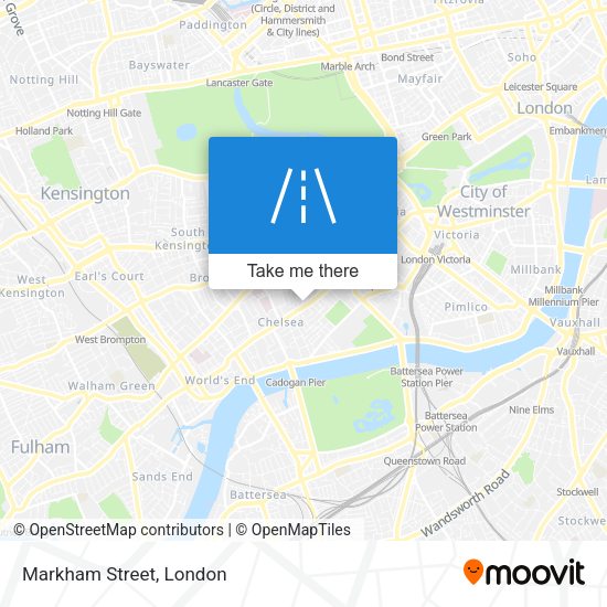Markham Street map