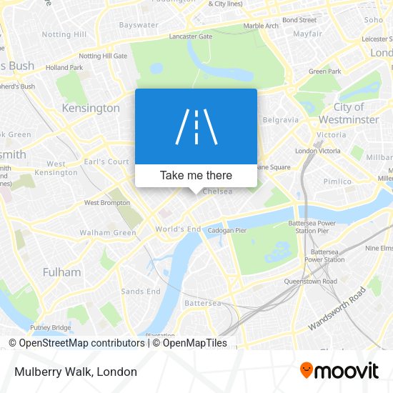 Mulberry Walk map