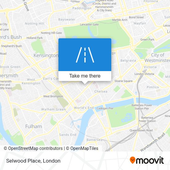 Selwood Place map