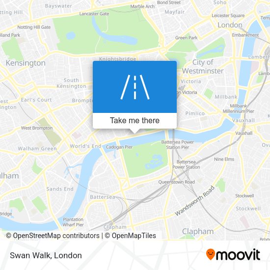 Swan Walk map
