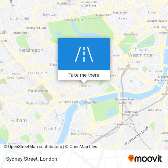 Sydney Street map