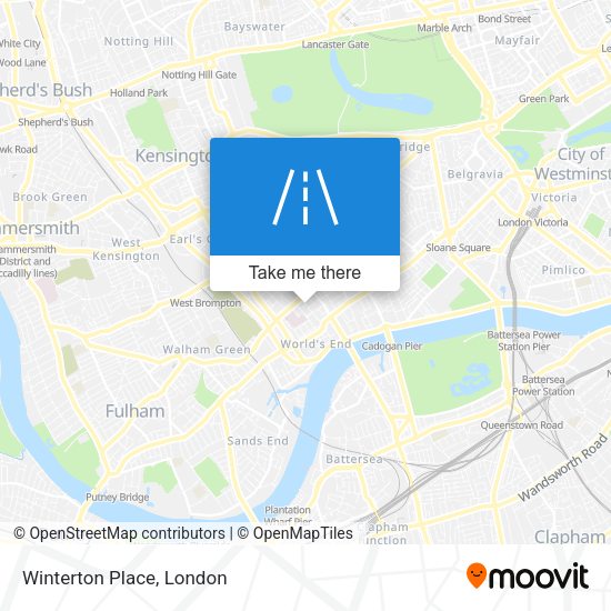 Winterton Place map