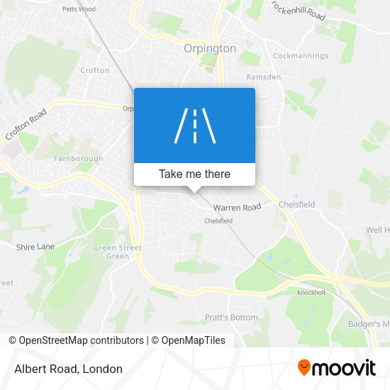Albert Road map