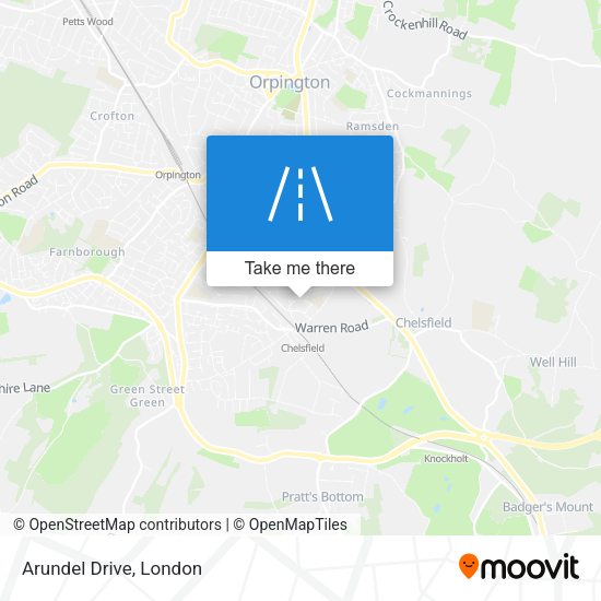 Arundel Drive map