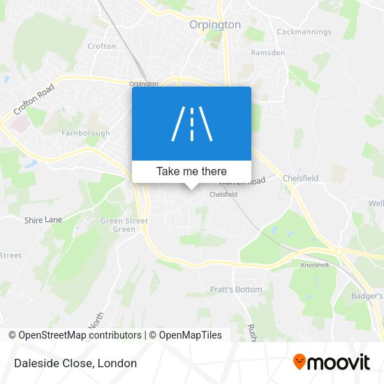 Daleside Close map