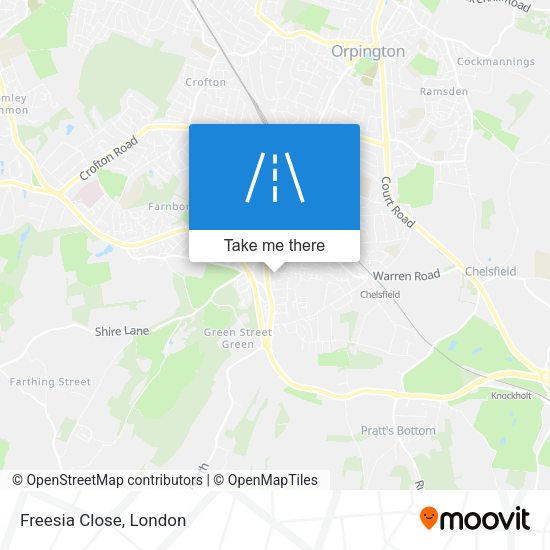Freesia Close map