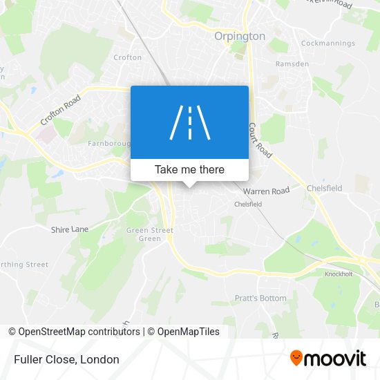 Fuller Close map