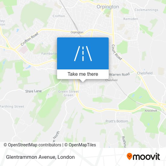 Glentrammon Avenue map