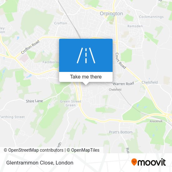 Glentrammon Close map