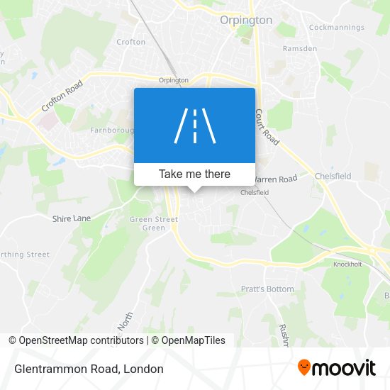 Glentrammon Road map