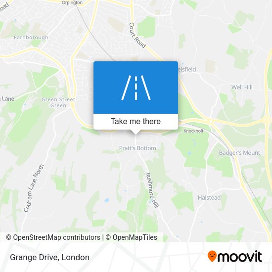 Grange Drive map