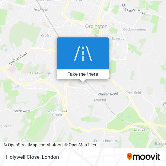 Holywell Close map