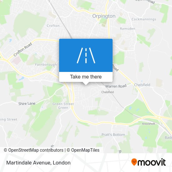 Martindale Avenue map