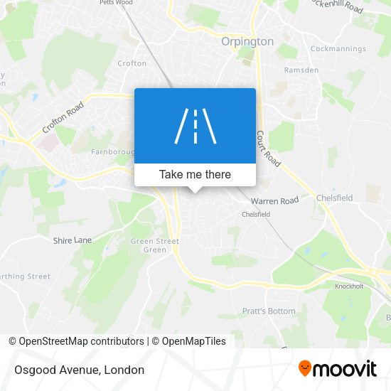 Osgood Avenue map