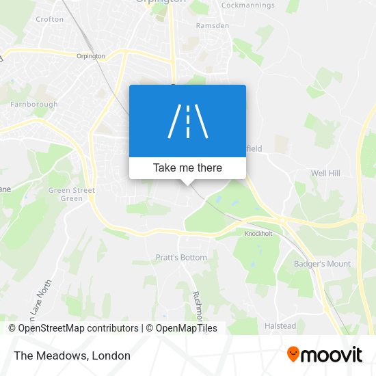 The Meadows map