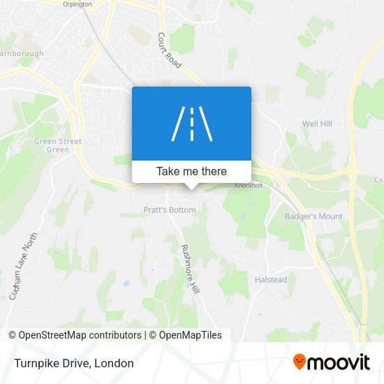 Turnpike Drive map
