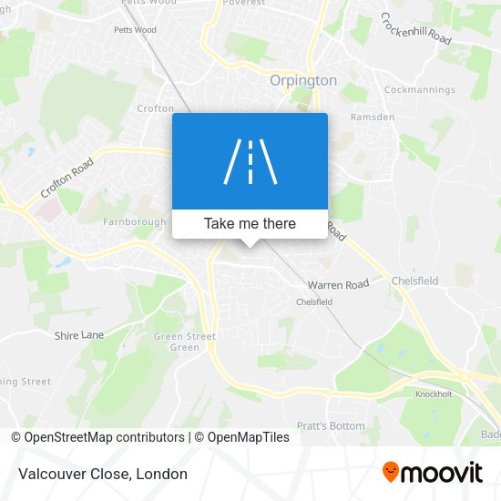 Valcouver Close map