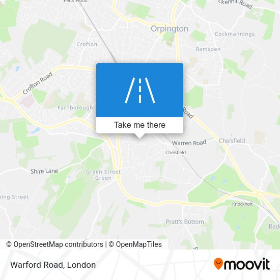 Warford Road map
