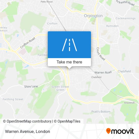 Warren Avenue map