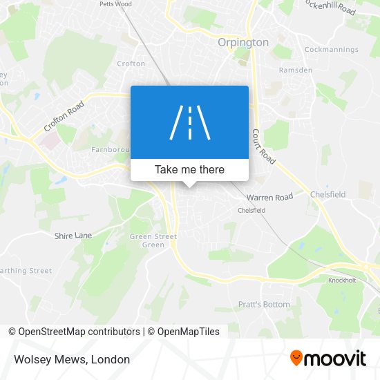 Wolsey Mews map