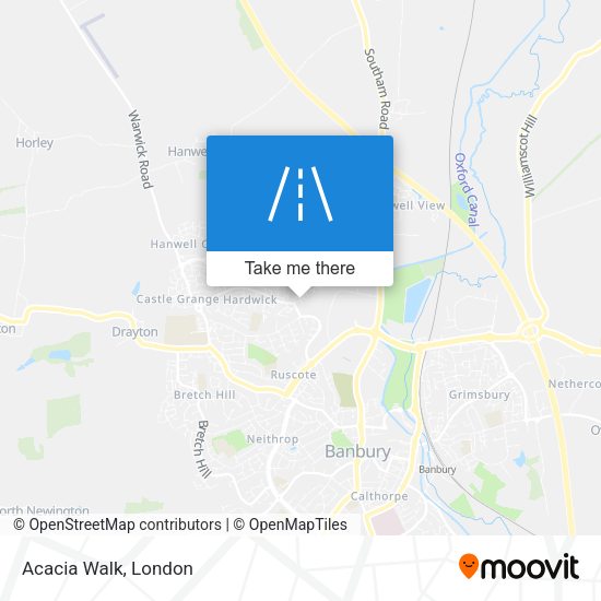 Acacia Walk map