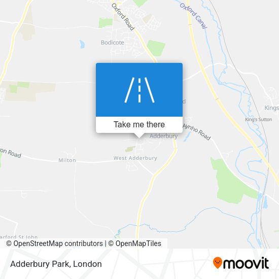 Adderbury Park map