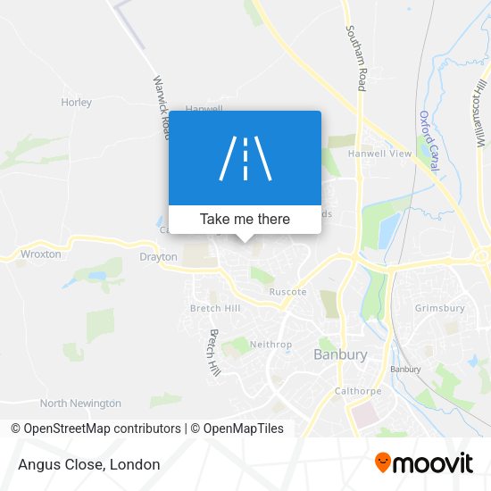 Angus Close map